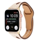 Glitter Leather Strap compatible for Series 7 Smart Watch [White]