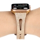 Glitter Leather Strap compatible for Series 7 Smart Watch [White]