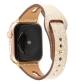 Glitter Leather Strap compatible for Series 7 Smart Watch [White]