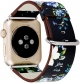 Glitter Leather Strap compatible for Series 7 Smart Watch [Gold]