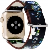 Printed Floral Leather Strap compatible for Series 7 Smart Watch