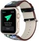 Glitter Leather Strap compatible for Series 7 Smart Watch [Gold]