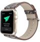 Printed Floral Leather Strap compatible for Series 7 Smart Watch