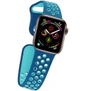 Sport Dotted Strap compatible for Series 7 Smart Watch [Blue]