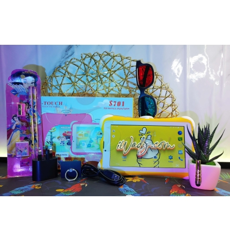 Kids Android Learning Tablet 7" Dual SIM [Yellow]