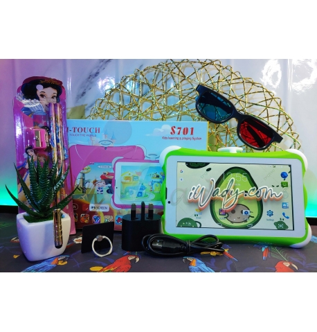 Kids Android Learning Tablet 7" Dual SIM [Green]